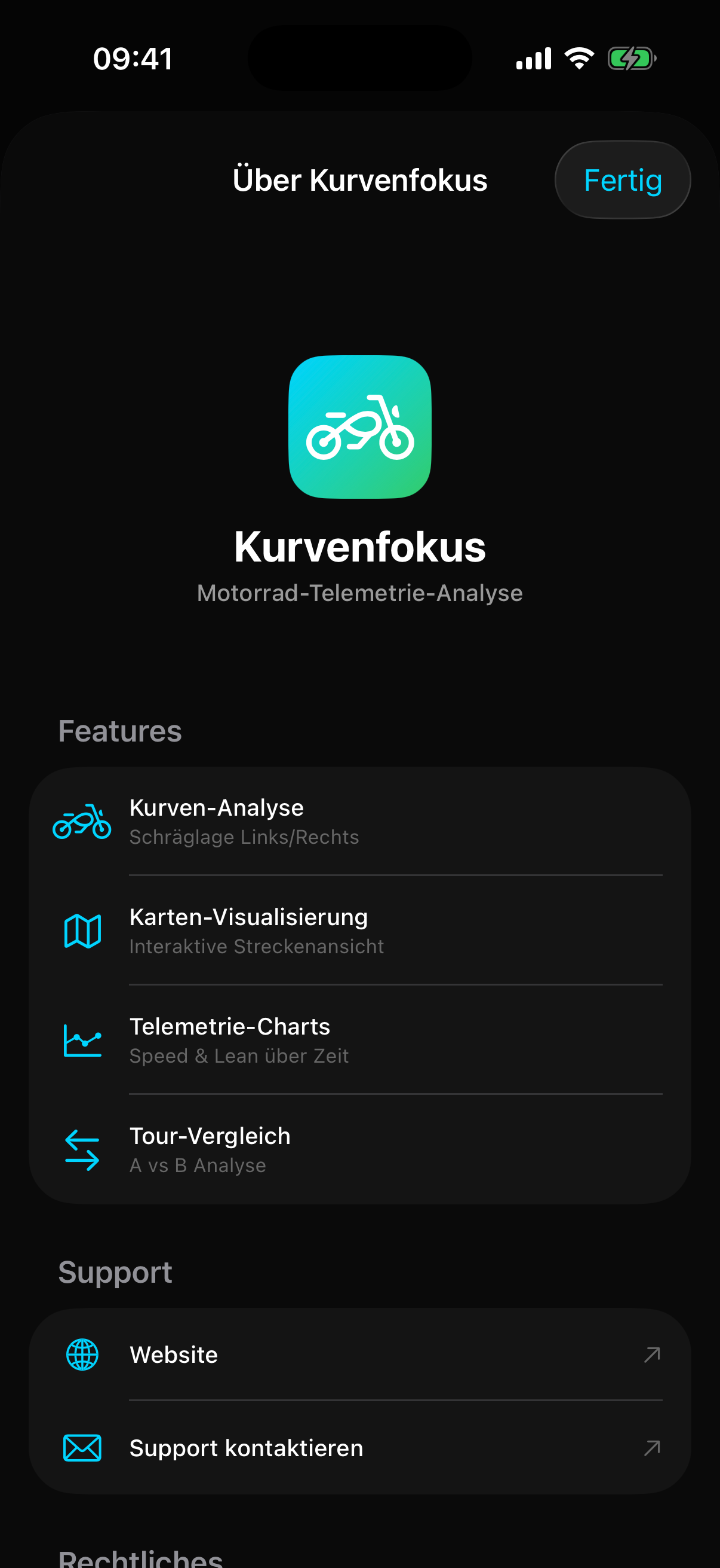 Über Kurvenfokus